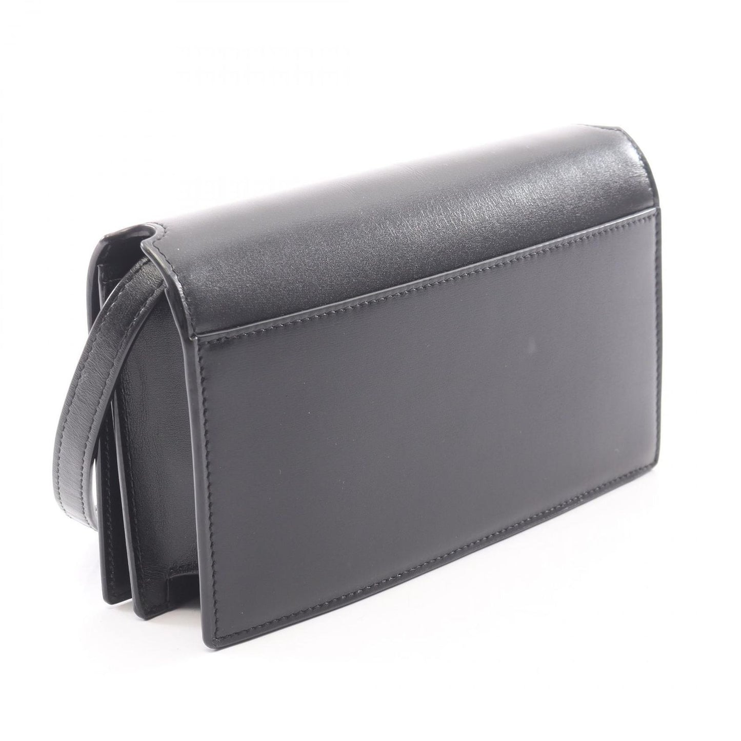 Saint Laurent Paris Shoulder Bag Black Leather — view 2