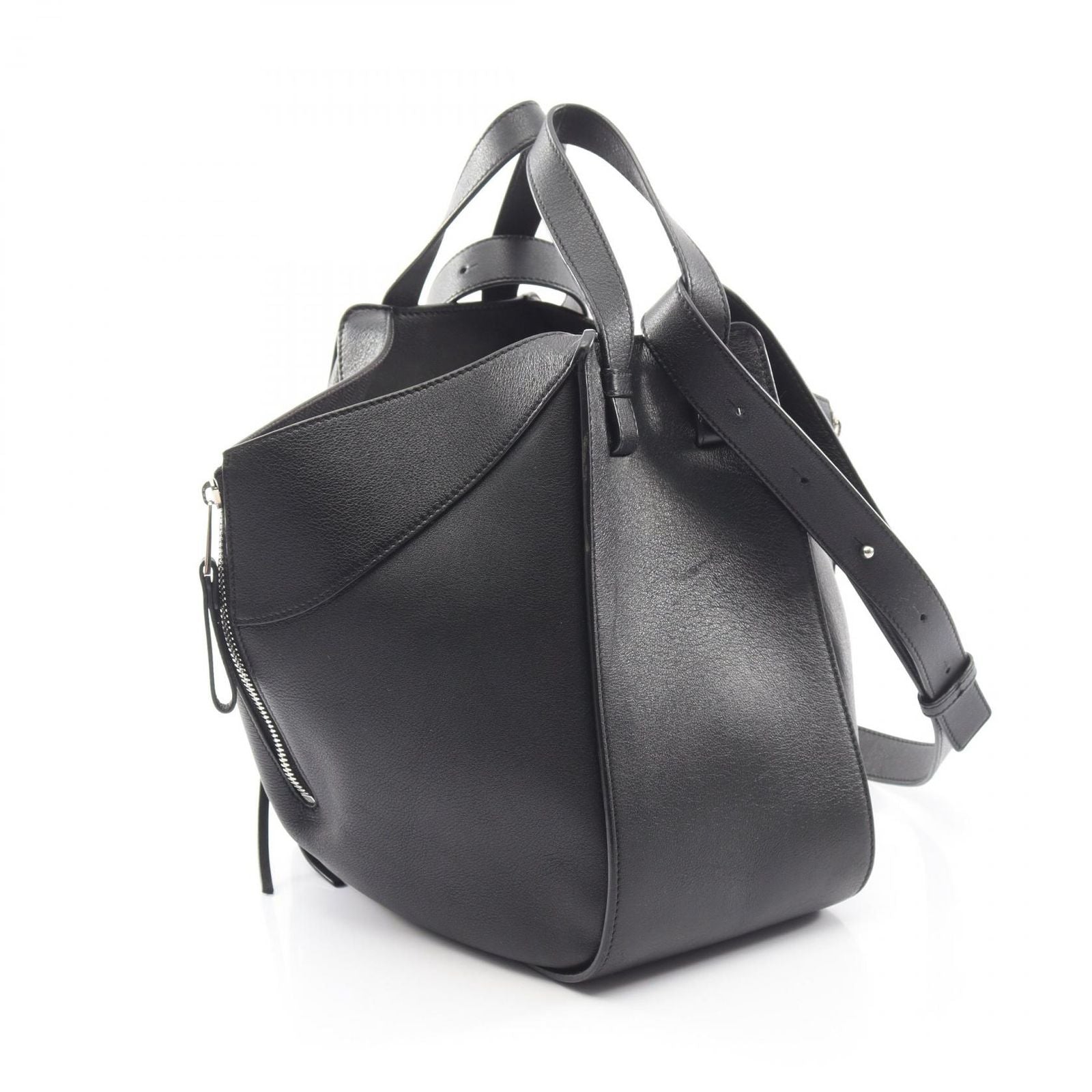 Loewe Handbag Hammock Bag Small 2-Way Black Leather — view 2
