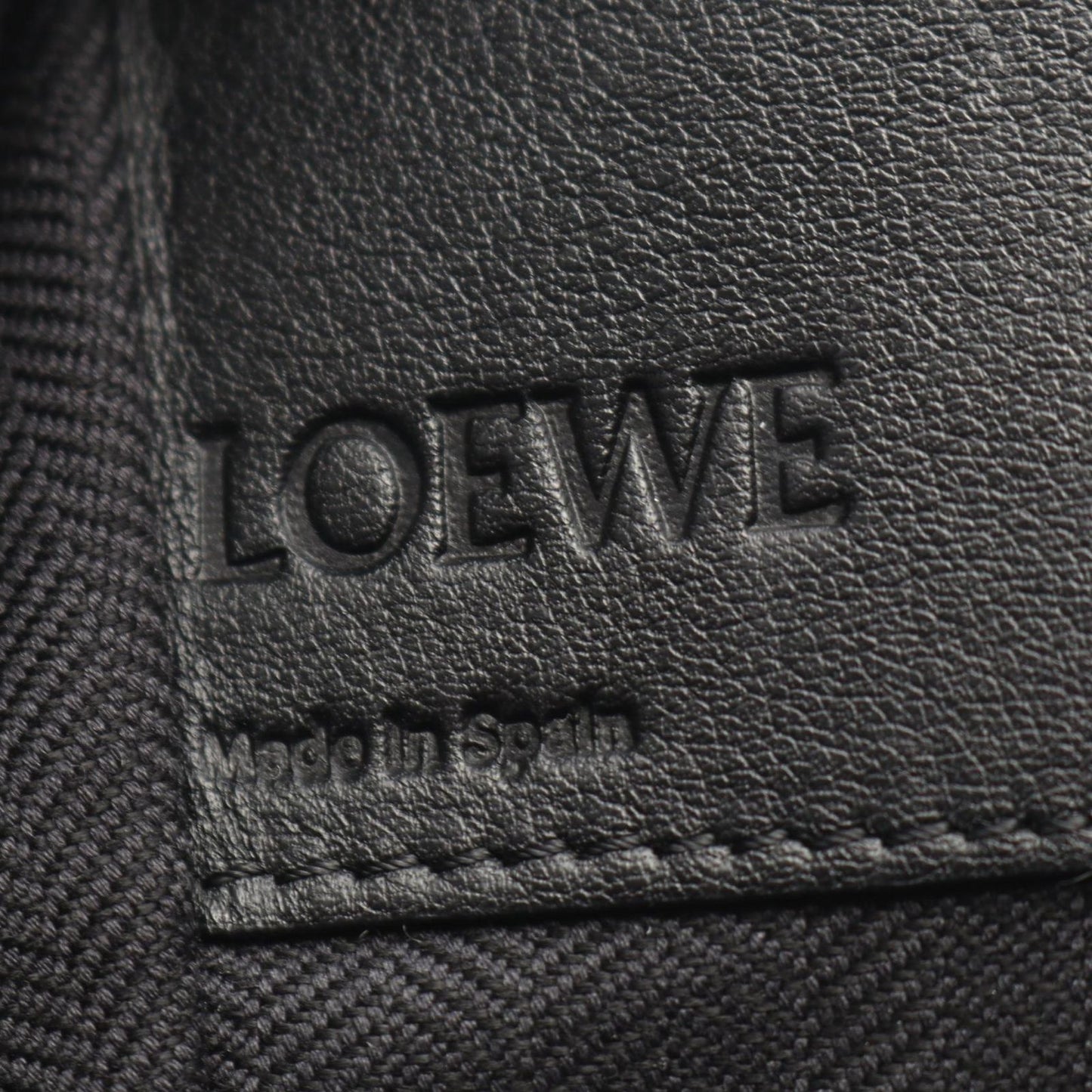 Loewe Handbag Hammock Bag Small 2-Way Black Leather — view 4