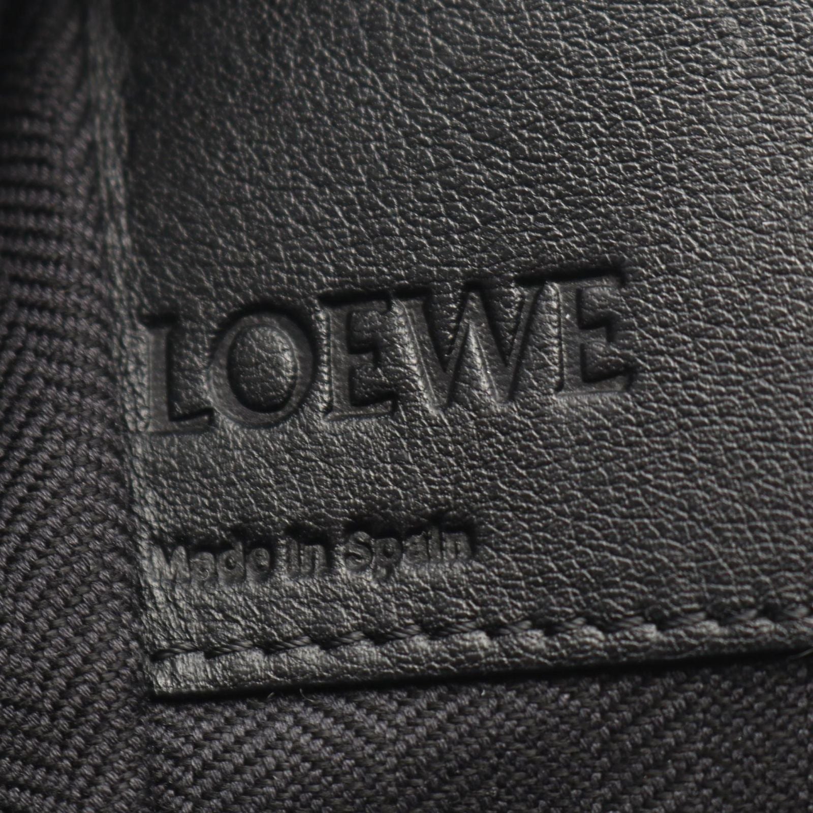 Loewe Handbag Hammock Bag Small 2-Way Black Leather — view 4