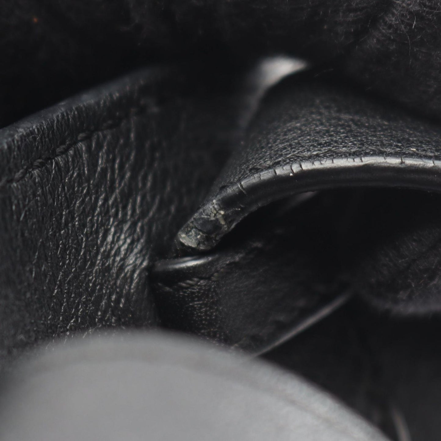 Loewe Handbag Hammock Bag Small 2-Way Black Leather — view 8
