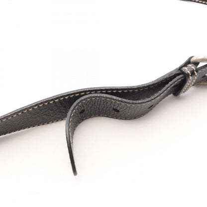 Gucci Shoulder Bag Crest Black Leather — view 7