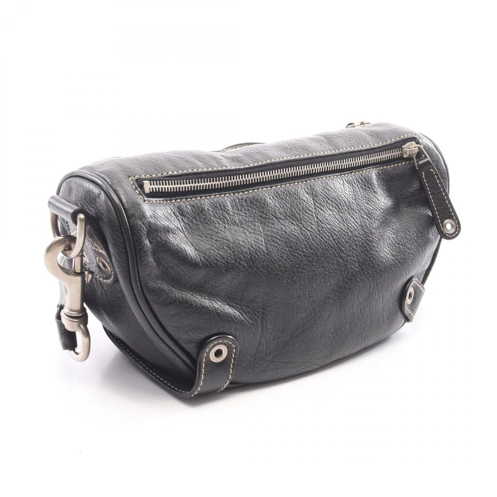 Gucci Shoulder Bag Crest Black Leather — view 2