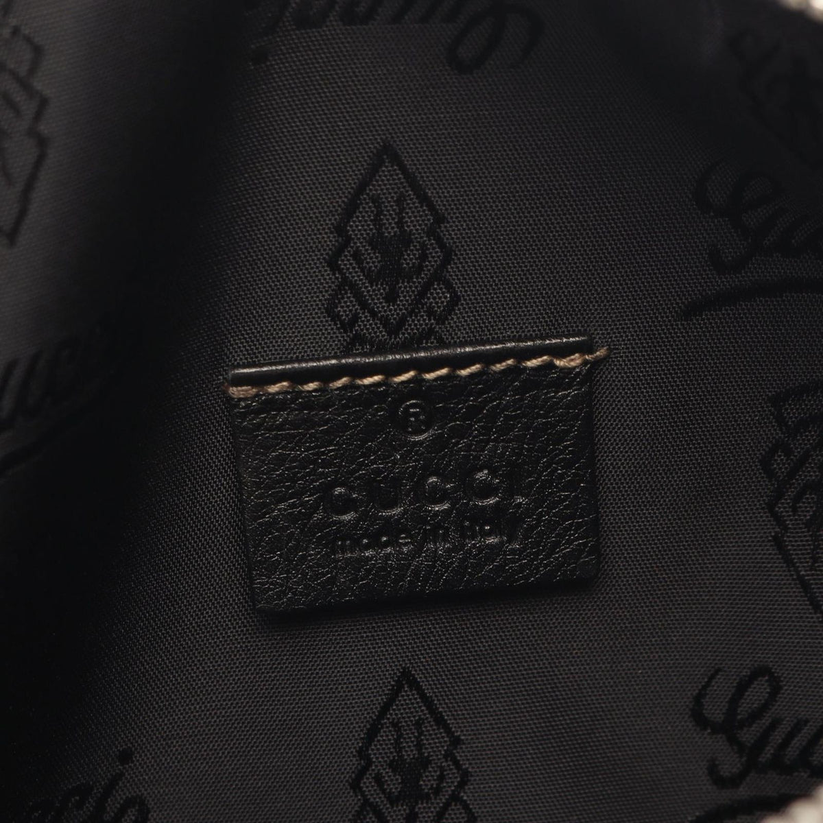 Gucci Shoulder Bag Crest Black Leather — view 4