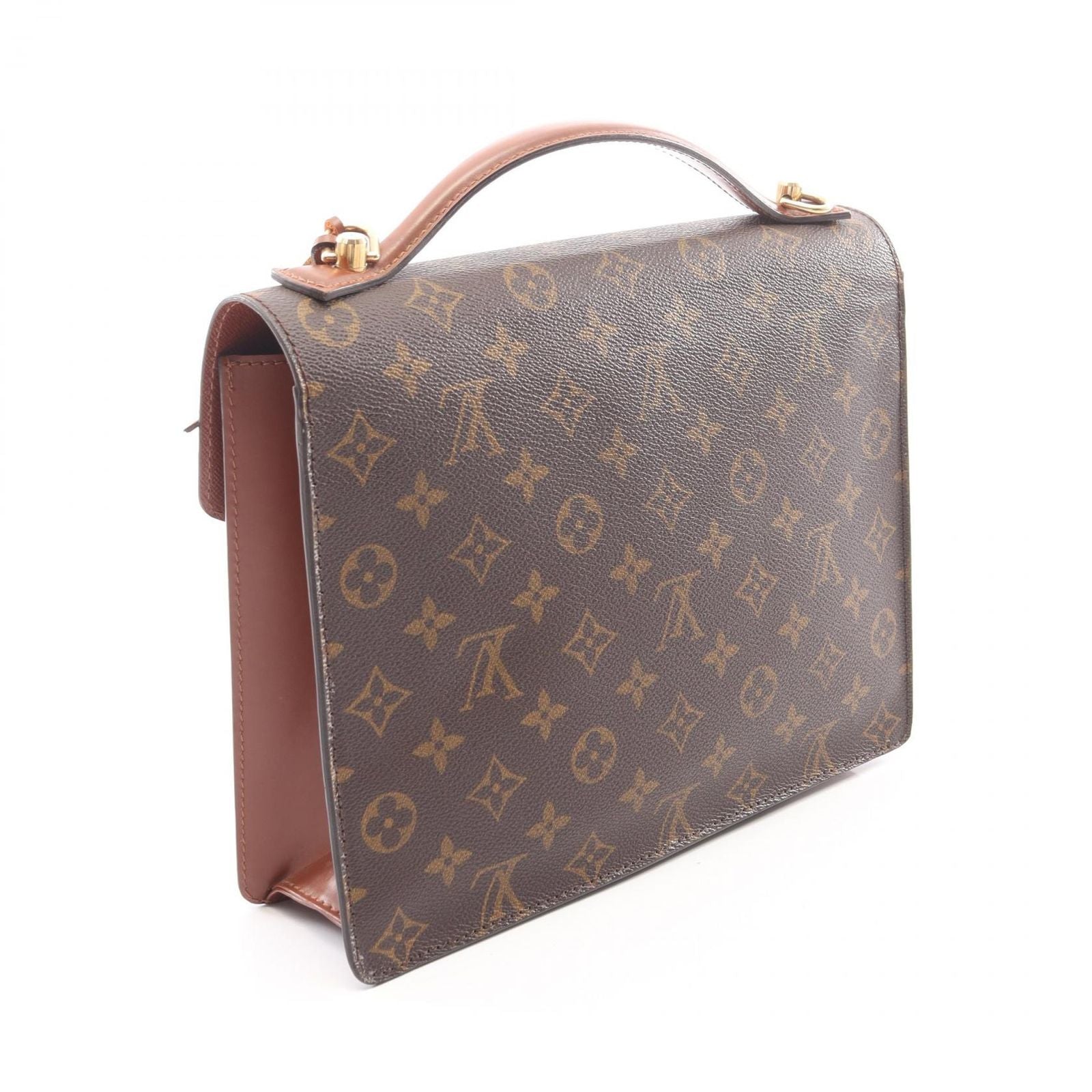 Louis Vuitton Handbag Monceau Monogram Leather 28 — view 2