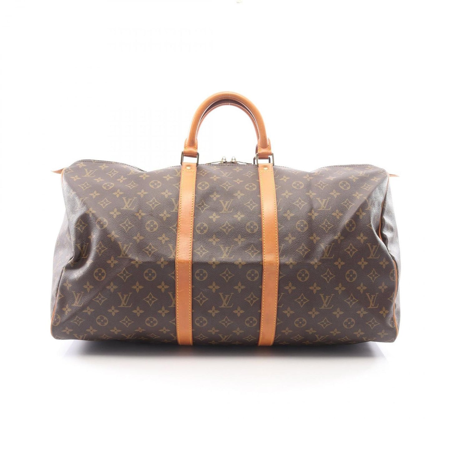 Louis Vuitton Boston Bag Keepall 55 Monogram Leather