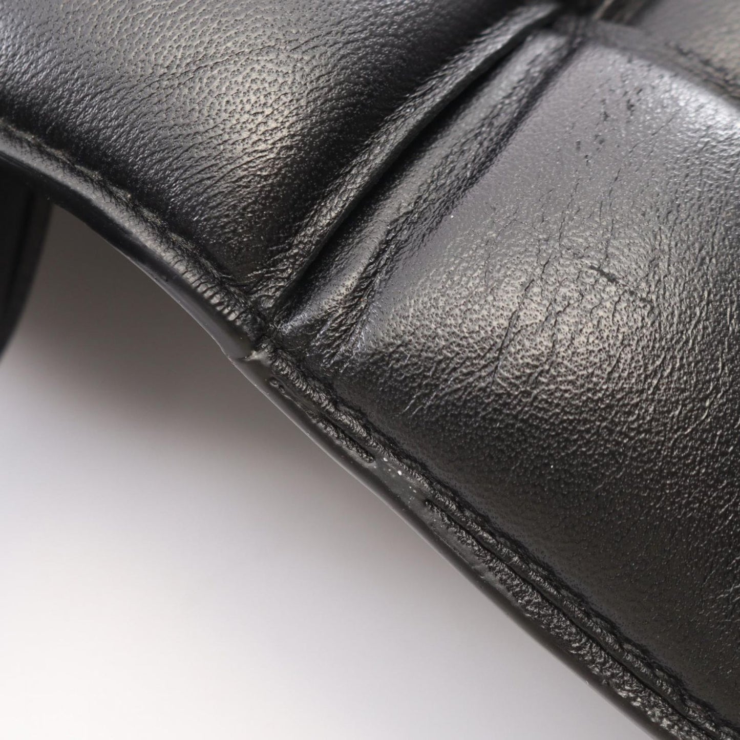 Bottega Veneta Shoulder Bag Padded Cassette Black Leather — view 6