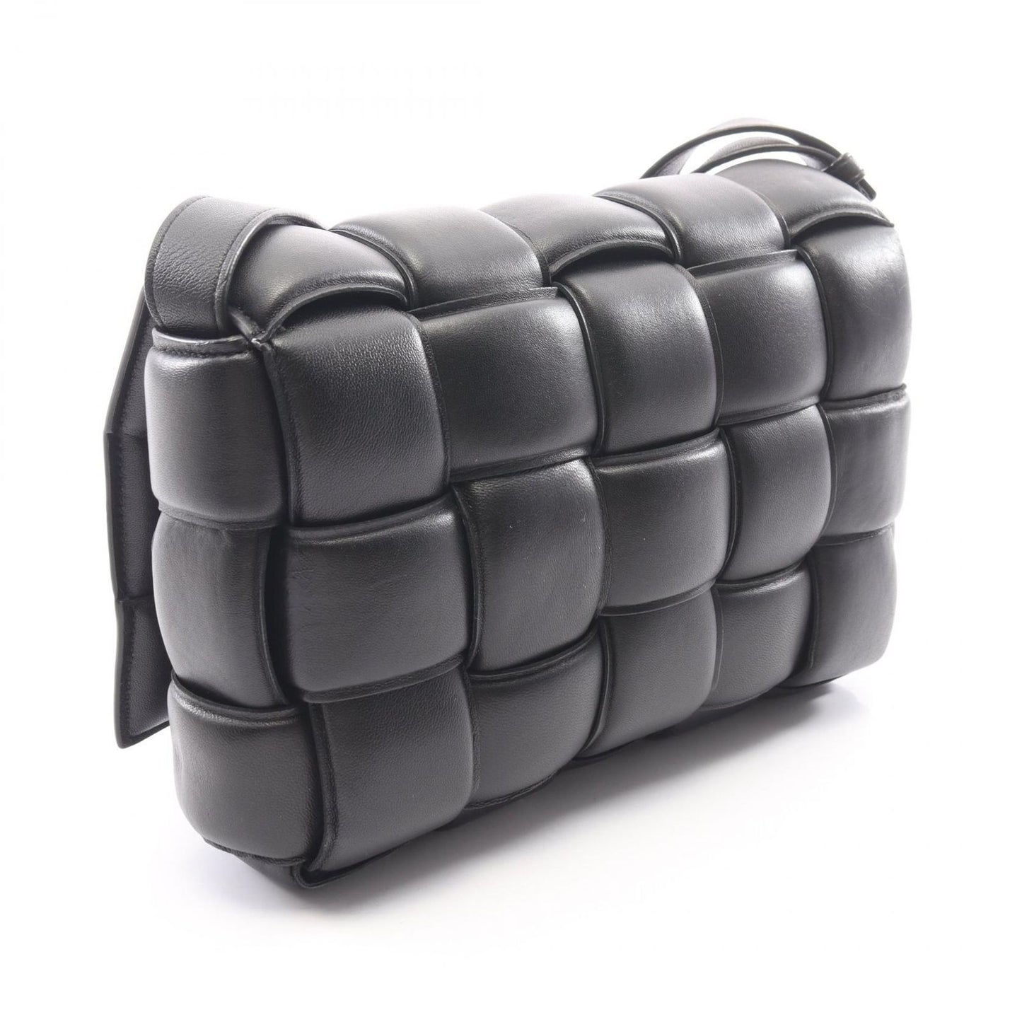Bottega Veneta Shoulder Bag Padded Cassette Black Leather — view 2