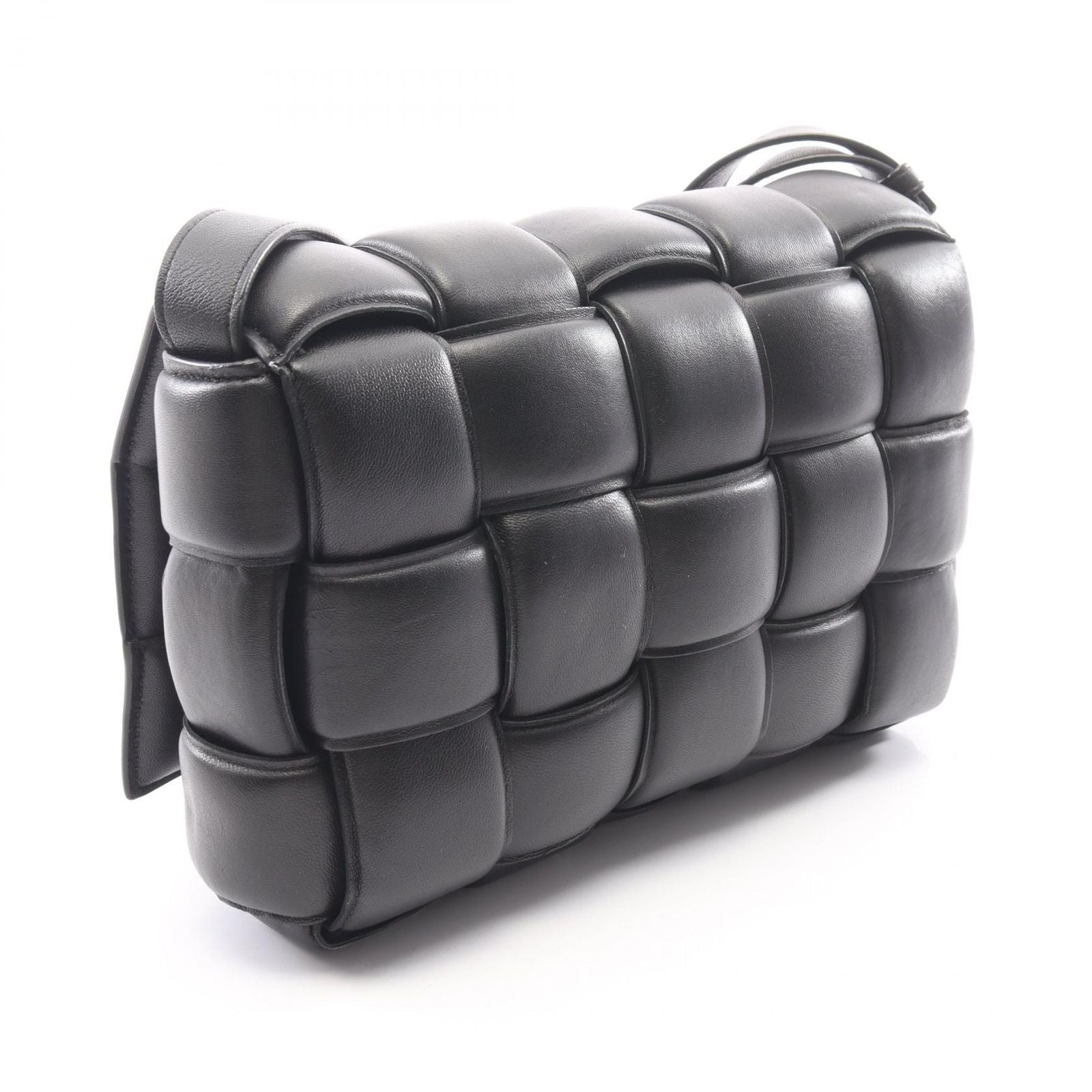 Bottega Veneta Shoulder Bag Padded Cassette Black Leather — view 2