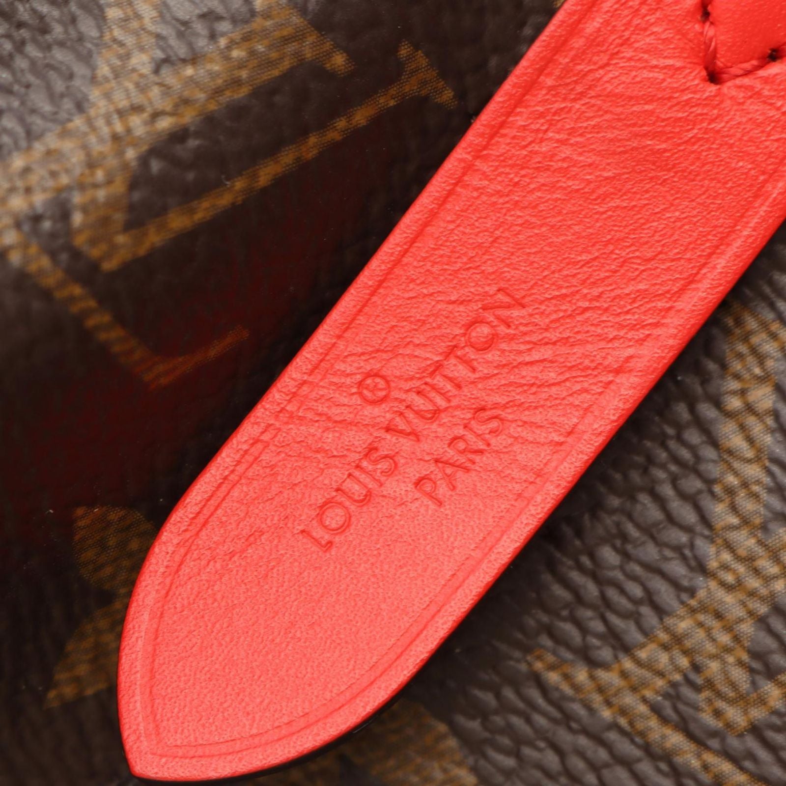 Louis Vuitton Shoulder Bag Neo Noe Monogram Coquelicot Coatingcanvas Leather — view 4