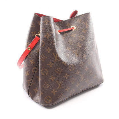 Louis Vuitton Shoulder Bag Neo Noe Monogram Coquelicot Coatingcanvas Leather — view 2