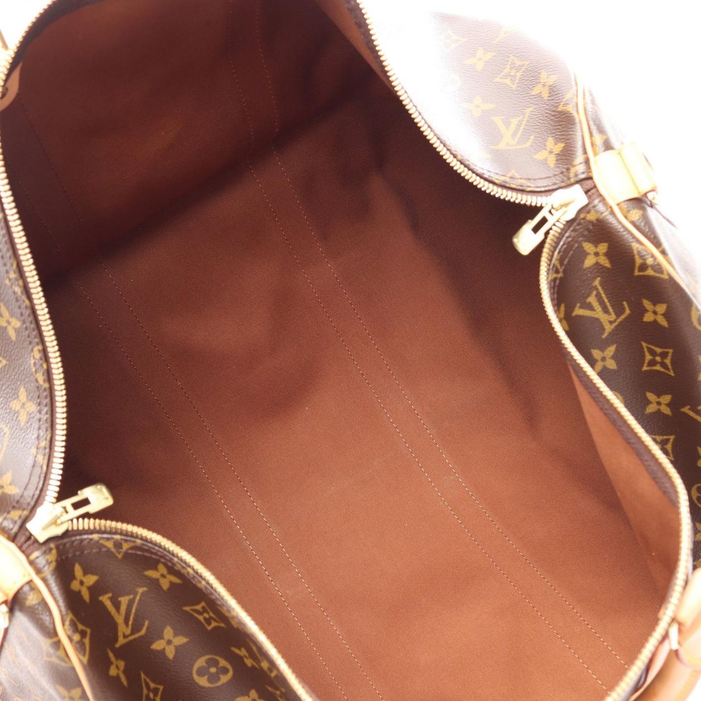 Louis Vuitton Boston Bag Keepall Bandouliere 55 Monogram Leather — view 3