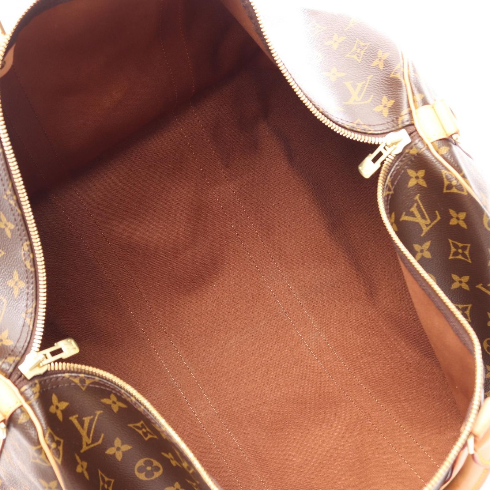 Louis Vuitton Boston Bag Keepall Bandouliere 55 Monogram Leather — view 3