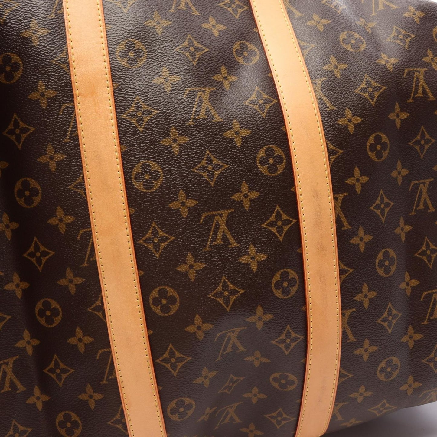 Louis Vuitton Boston Bag Keepall Bandouliere 55 Monogram Leather — view 6