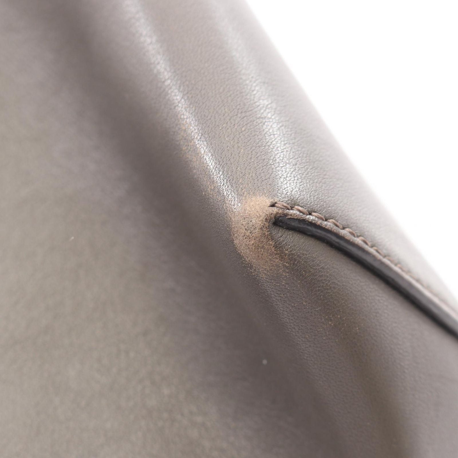 Fendi Handbag by the Way Medium by the Way Checole Gray Black Leather — view 6