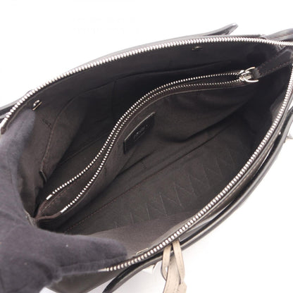 Fendi Handbag by the Way Medium by the Way Checole Gray Black Leather — view 3