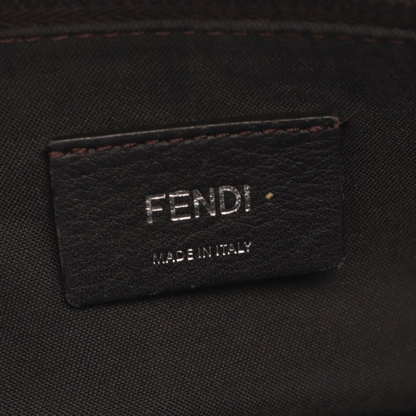 Fendi Handbag by the Way Medium by the Way Checole Gray Black Leather — view 4