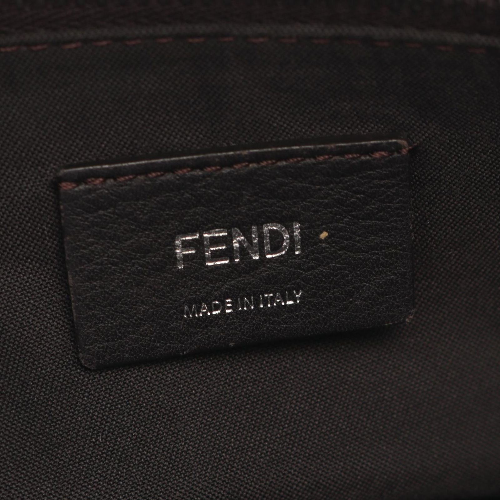 Fendi Handbag by the Way Medium by the Way Checole Gray Black Leather — view 4