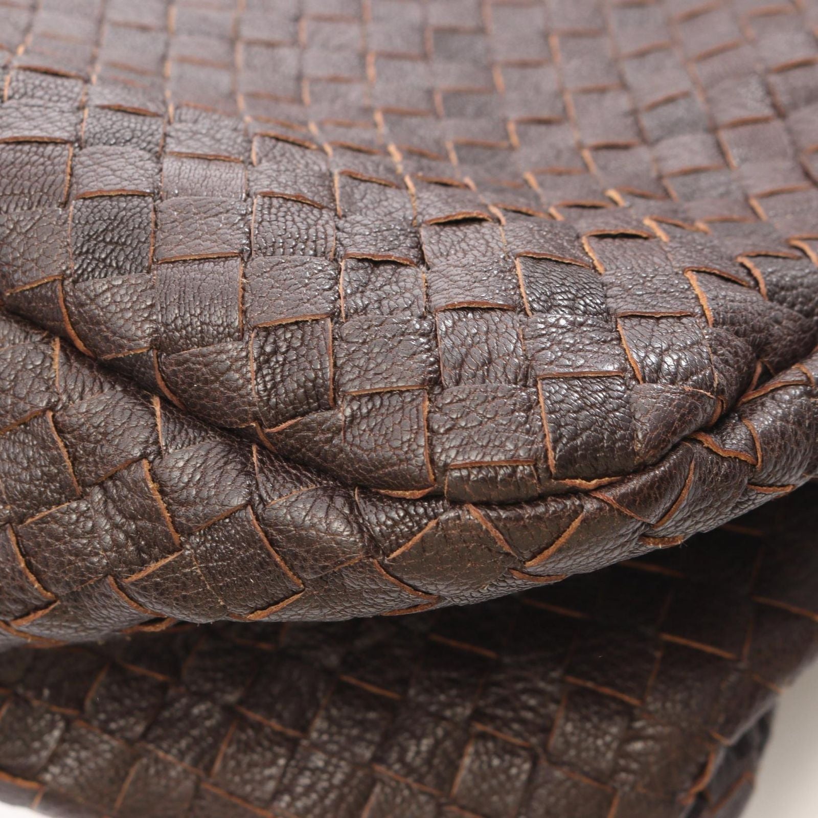 Bottega Veneta Tote Bag Intrecciato Dark Brown Leather — view 8
