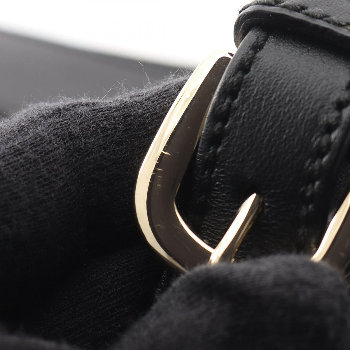 Gucci Shoulder Bag Abbey Guccissima Black Leather Guccissima — view 8