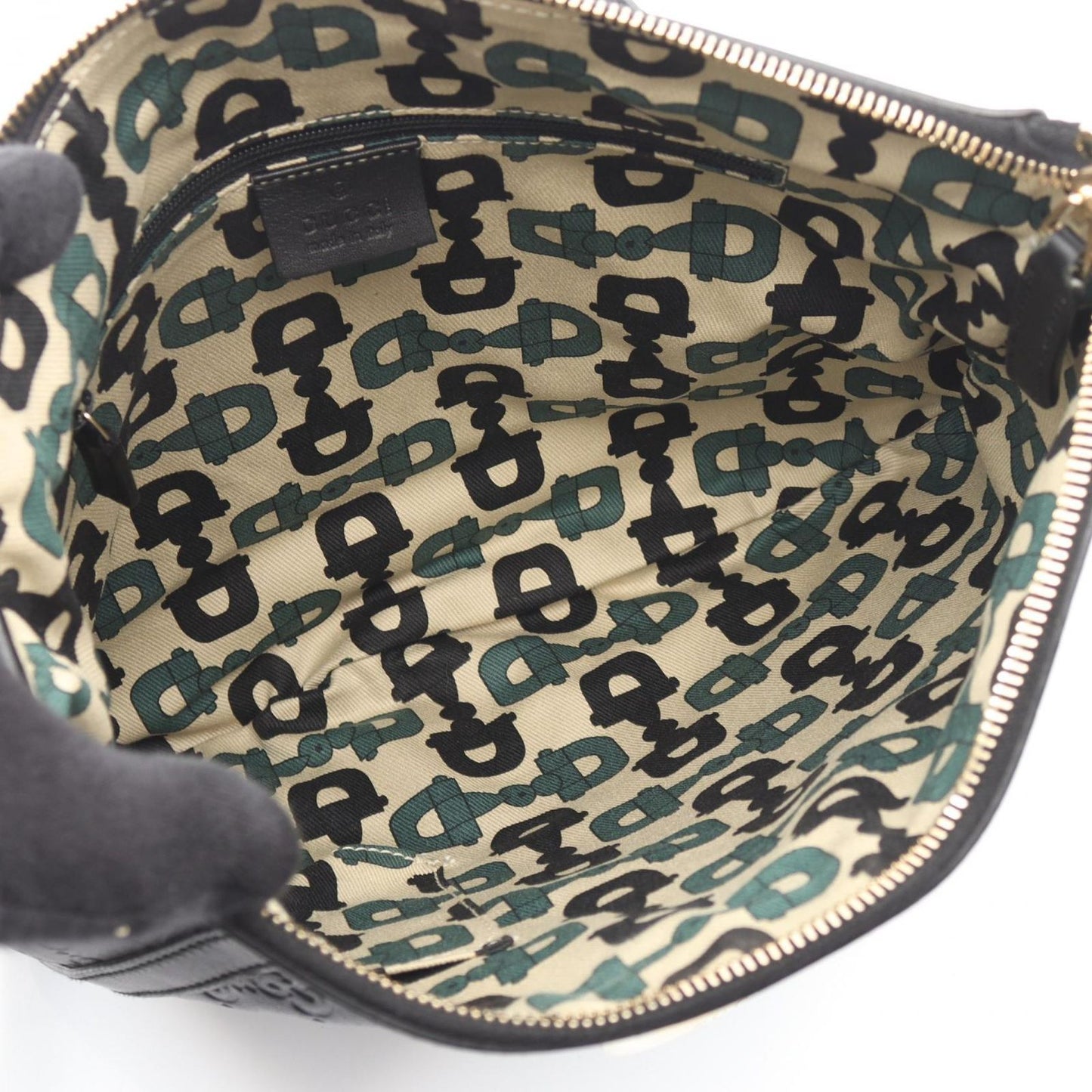 Gucci Shoulder Bag Abbey Guccissima Black Leather Guccissima — view 3