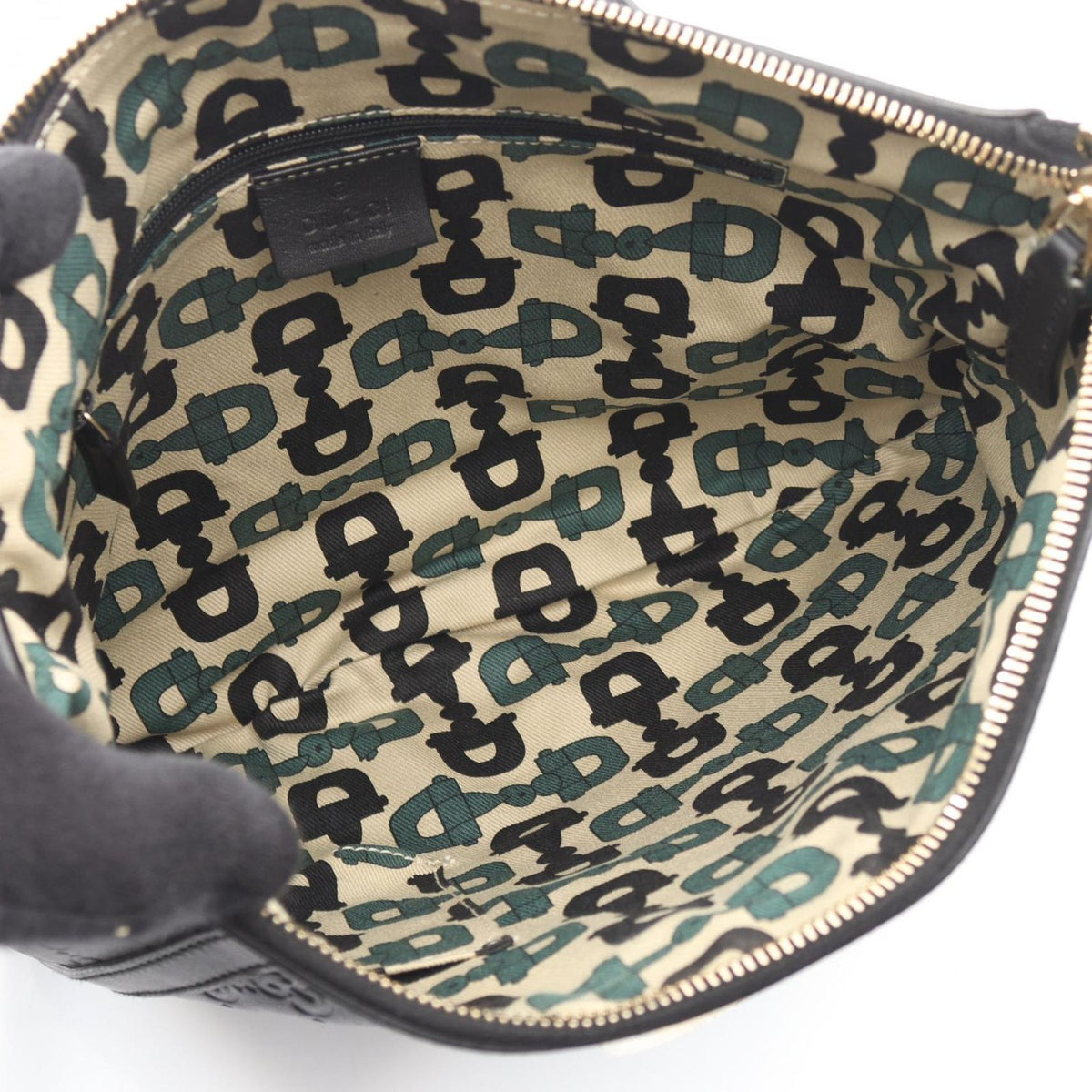 Gucci Shoulder Bag Abbey Guccissima Black Leather Guccissima — view 3