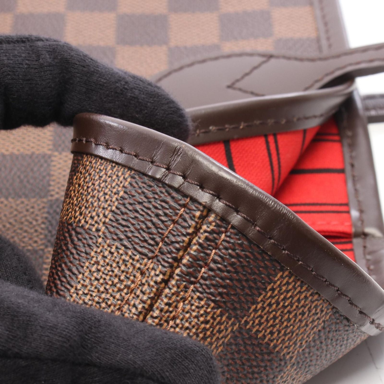 Louis Vuitton Tote Bag Neverfull MM Leather — view 8
