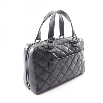 Chanel Handbag Wild Stitch Black Leather — view 2