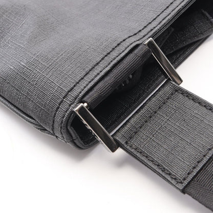 Fendi Shoulder Bag Zucca Black Dark Gray Canvas — view 6