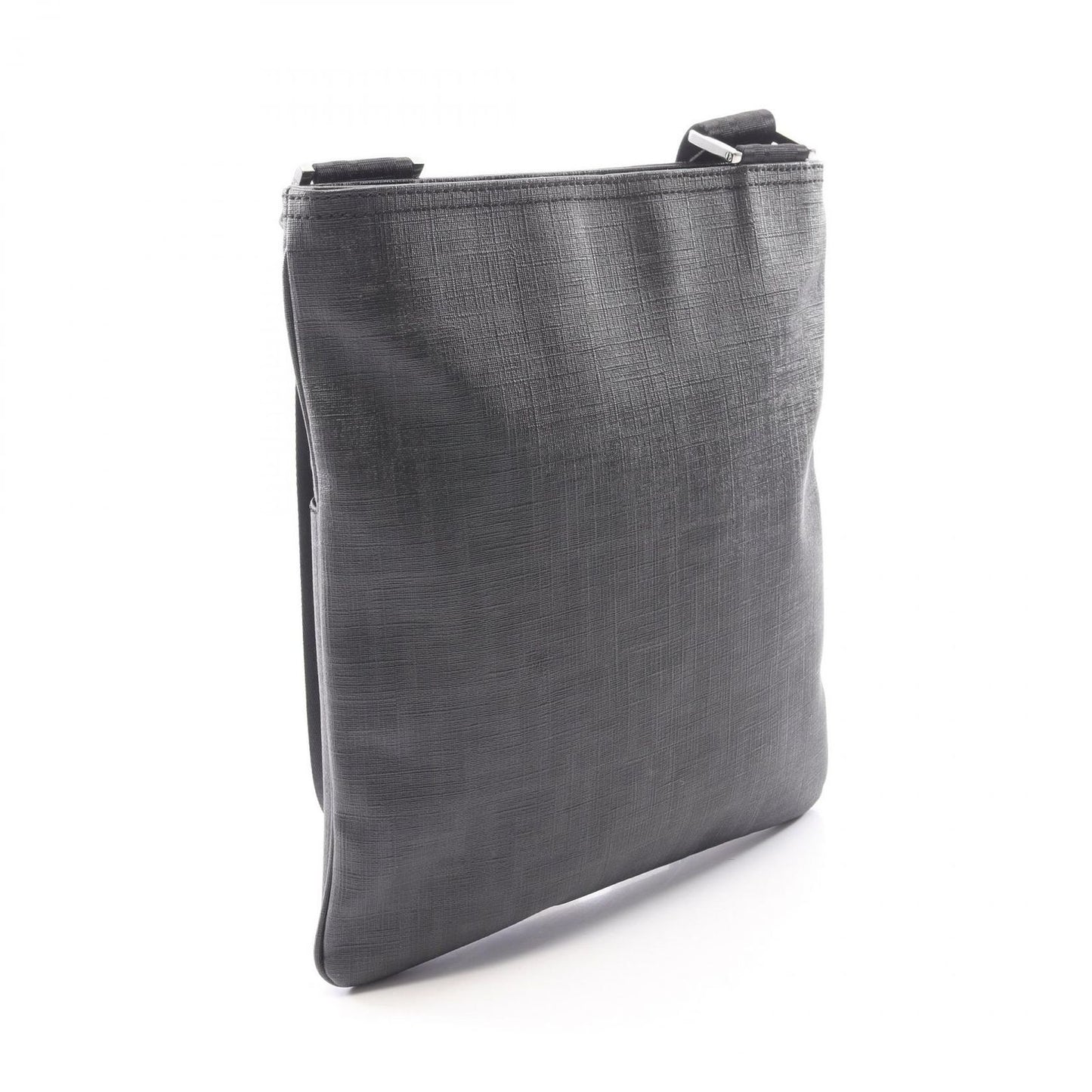 Fendi Shoulder Bag Zucca Black Dark Gray Canvas — view 2
