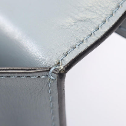 Loewe Shoulder Bag Barcelona Blue Gray Leather Small — view 6