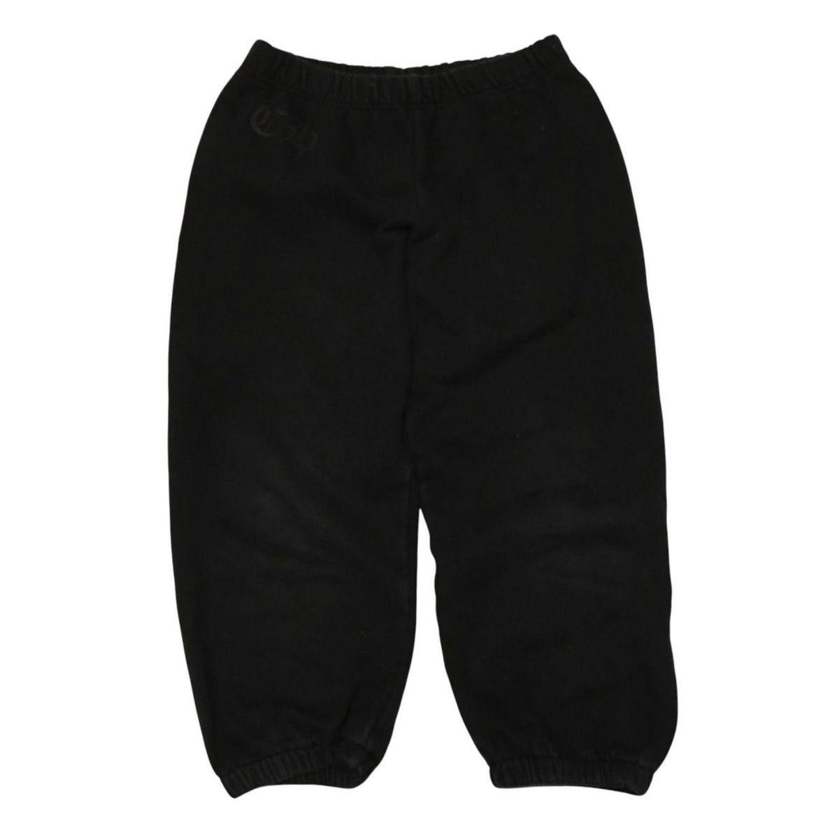 Chrome Hearts Side Logo Sweatpants Print Black Yellow Pants