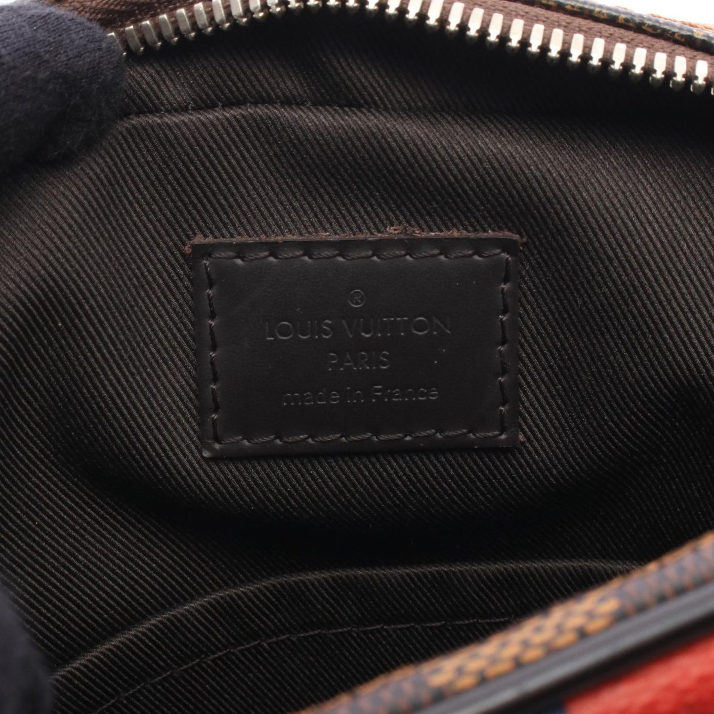 Louis Vuitton Shoulder Bag Amazon Damier Savanna Chapman Brazza Leather — view 4
