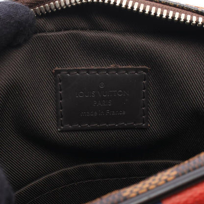 Louis Vuitton Shoulder Bag Amazon Damier Savanna Chapman Brazza Leather — view 4
