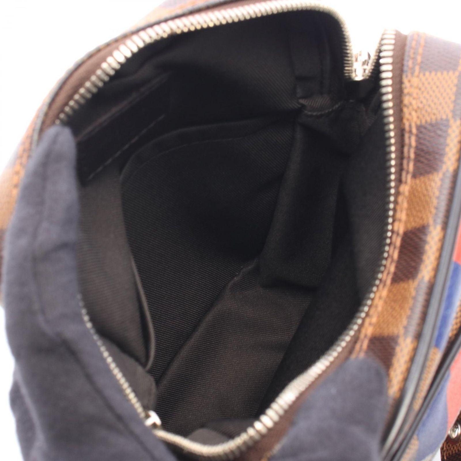 Louis Vuitton Shoulder Bag Amazon Damier Savanna Chapman Brazza Leather — view 3