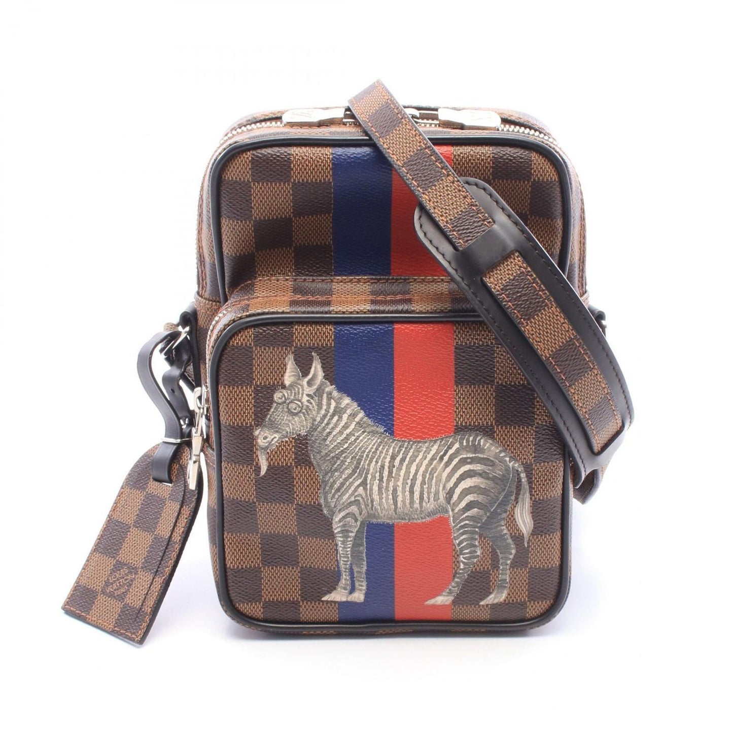 Louis Vuitton Shoulder Bag Amazon Damier Savanna Chapman Brazza Leather