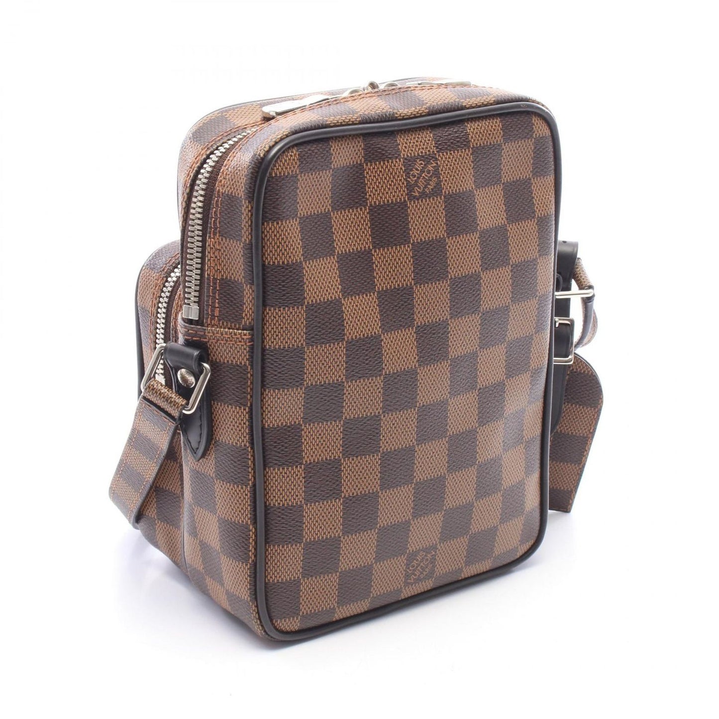 Louis Vuitton Shoulder Bag Amazon Damier Savanna Chapman Brazza Leather — view 2