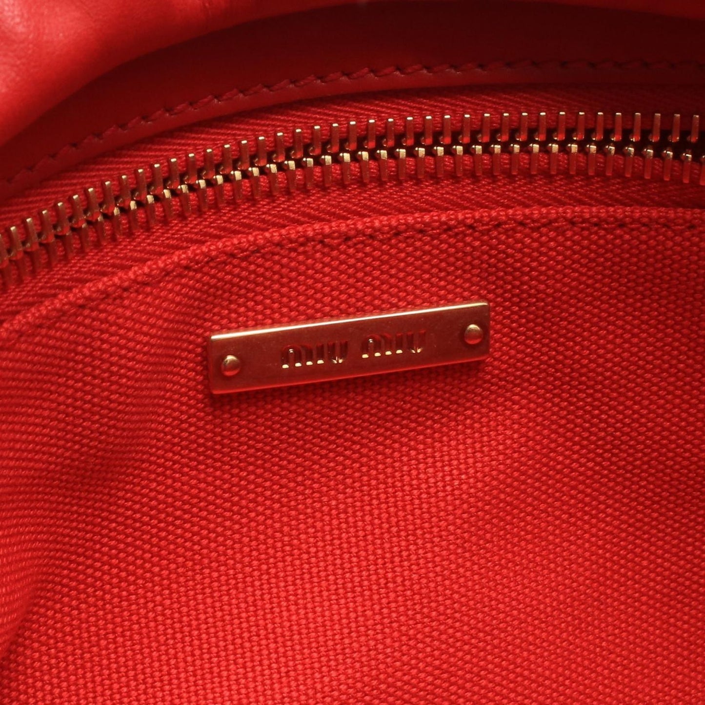 Miu Miu Handbag Rafia Clochette Patchwork Red Multi Leather 2-Way Handle Bag — view 4