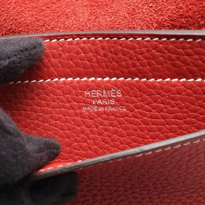 Hermes Tote Bag Cabas Series 31 Rouge Grenna — view 4