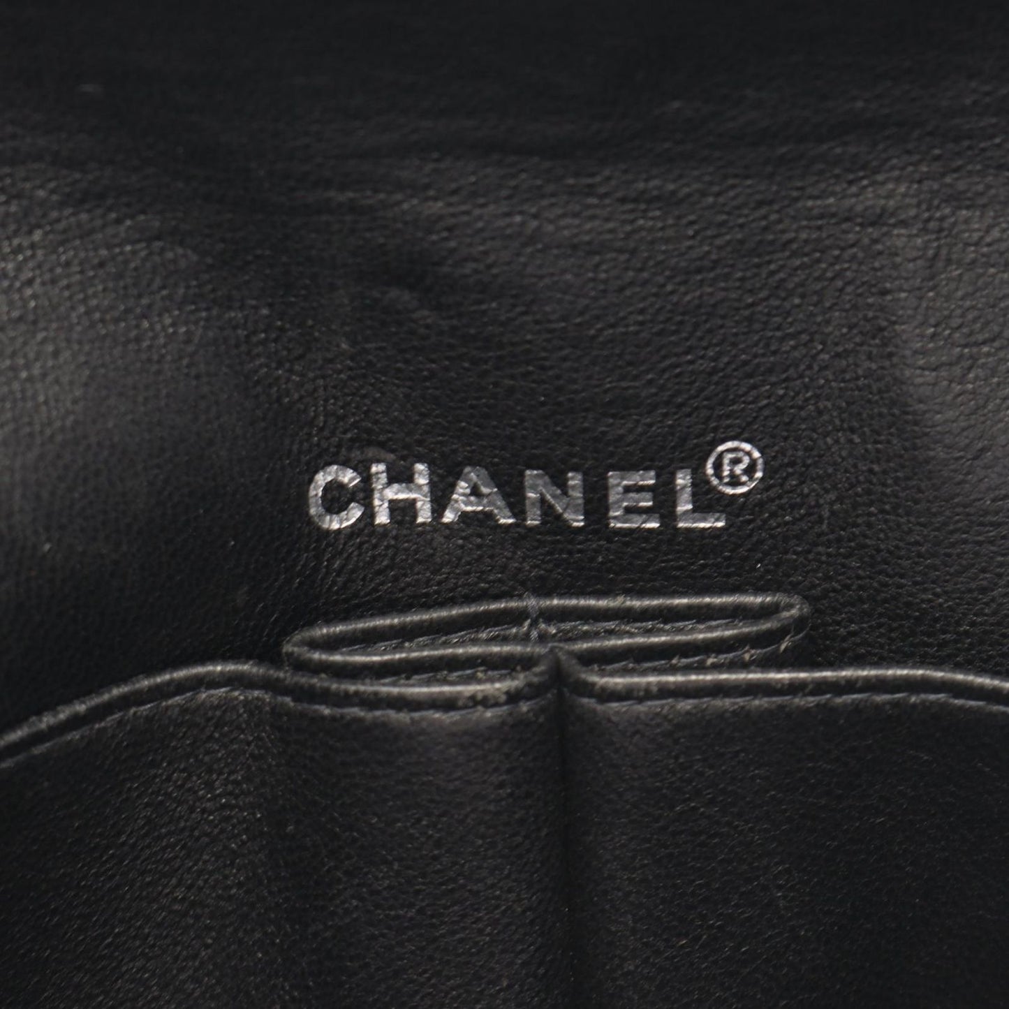 Chanel Shoulder Bag 2.55 Quilted East Waist Black Canvas Patent Chain — view 4