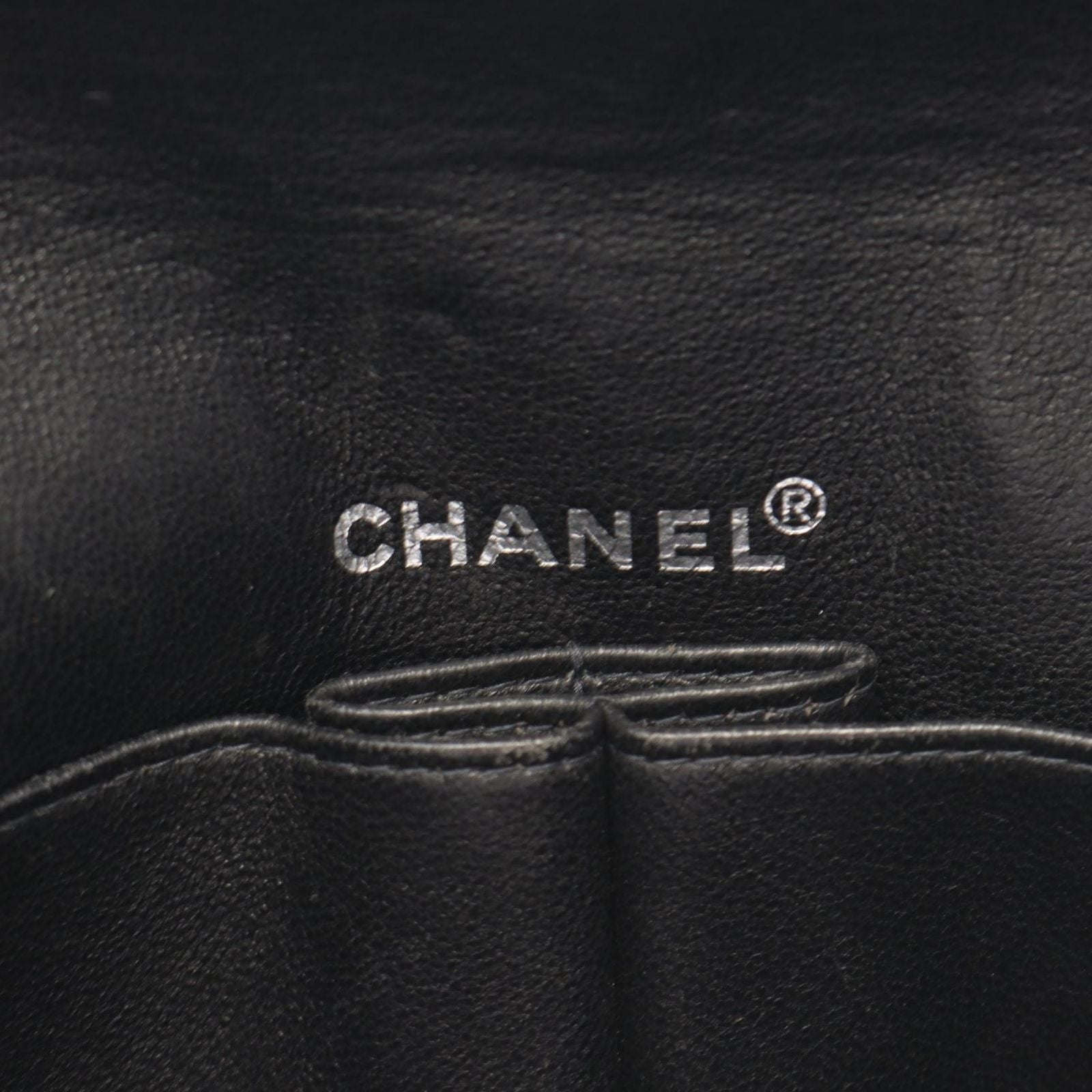 Chanel Shoulder Bag 2.55 Quilted East Waist Black Canvas Patent Chain — view 4