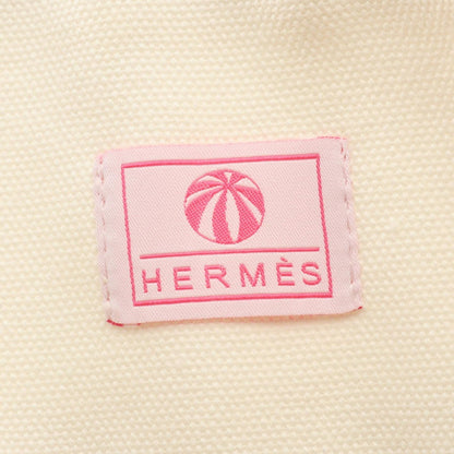 Hermes Tote Bag Circus Mothers White Red Multi Canvas — view 4