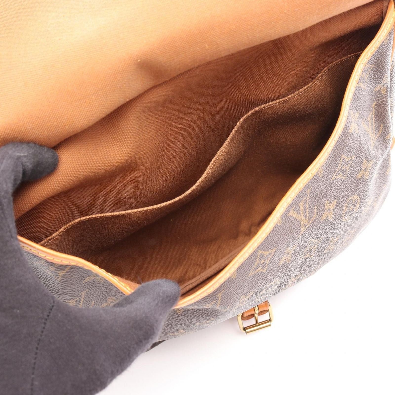 Louis Vuitton Shoulder Bag Saumur 30 Monogram Leather — view 4