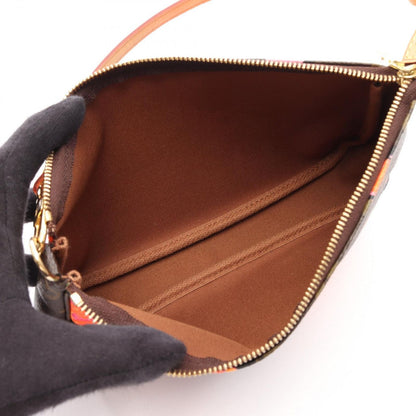 Louis Vuitton Handbag Pochette Soir Monogram Rose Leather — view 3