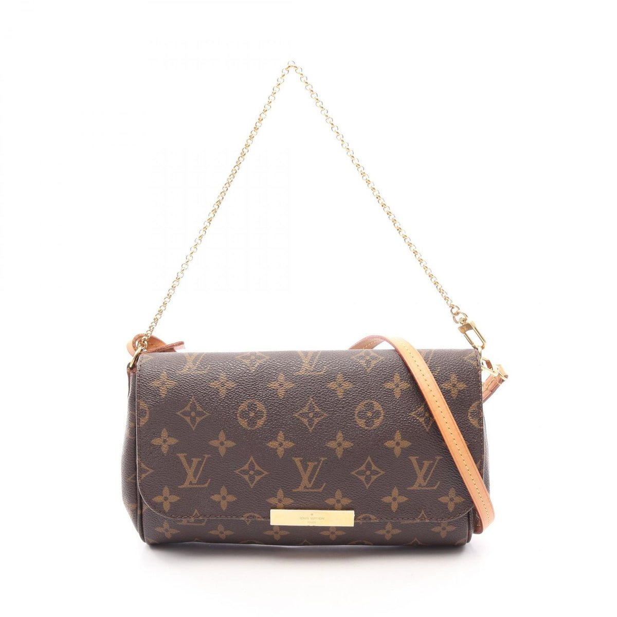 Louis Vuitton Handbag Favorite MM Monogram Leather