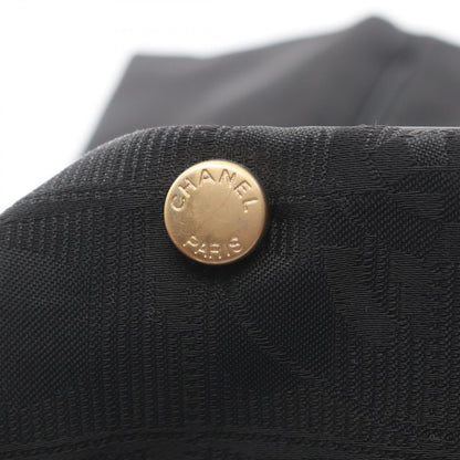 Chanel Tote Bag New Travel Line MM Black Leather MM — view 8