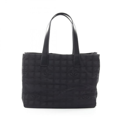 Chanel Tote Bag New Travel Line MM Black Leather MM
