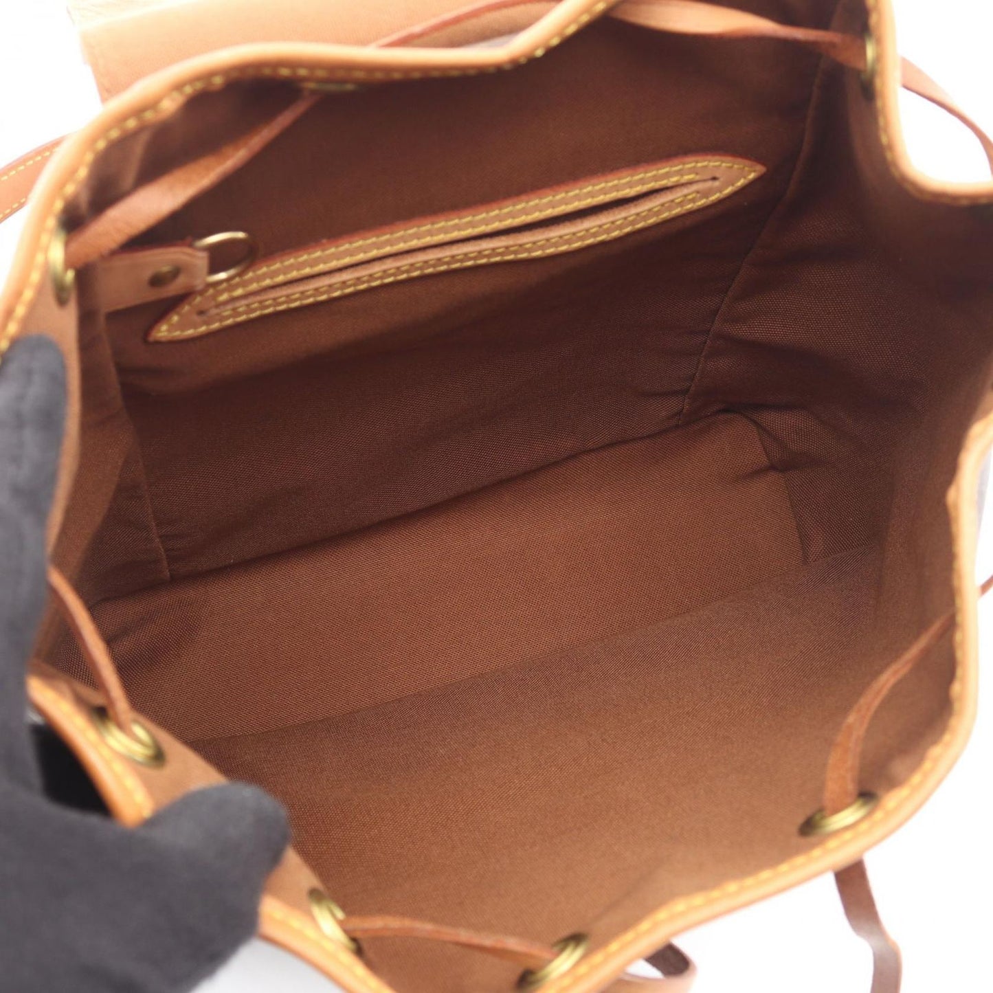 Louis Vuitton Backpack Montsouris MM Leather — view 3
