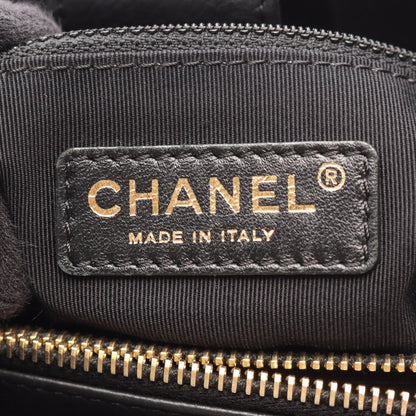 Chanel Tote Bag Quilted Black Leather — view 4