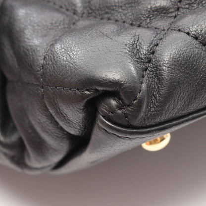 Chanel Tote Bag Quilted Black Leather — view 6